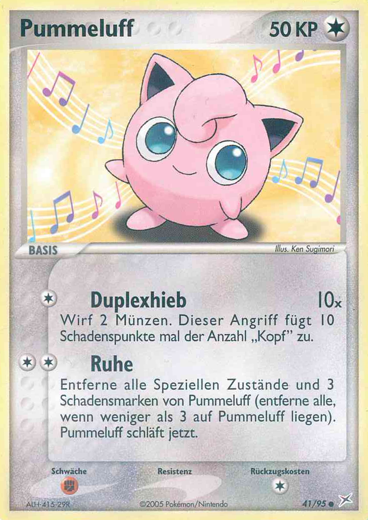 Pummeluff 41 — EX Team Magma vs Team Aqua (German Pokémon TCG card)