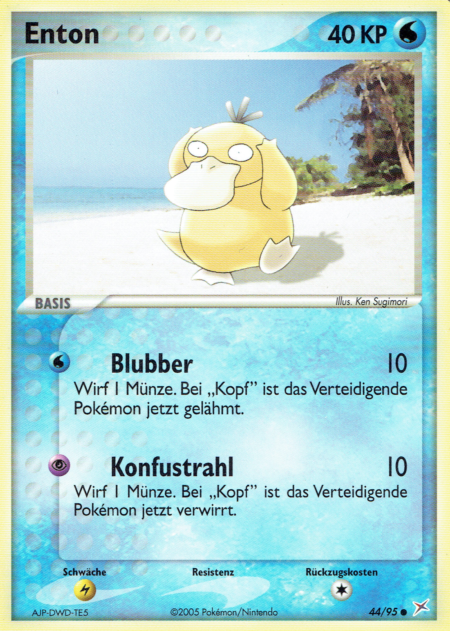 Enton 44 — EX Team Magma vs Team Aqua (German Pokémon TCG card)
