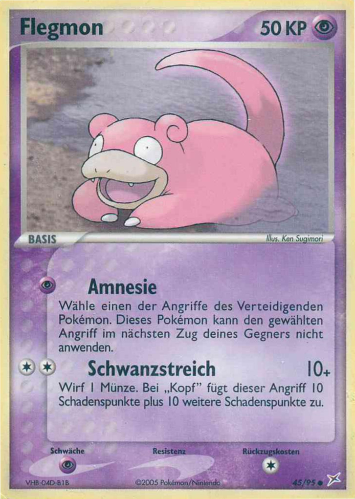 Flegmon 45 — EX Team Magma vs Team Aqua (German Pokémon TCG card)