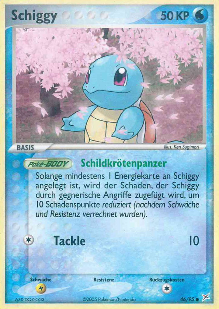 Schiggy 46 — EX Team Magma vs Team Aqua (German Pokémon TCG card)
