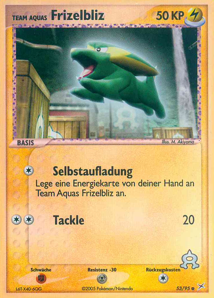 Team Aquas Frizelbliz 53 — EX Team Magma vs Team Aqua (German Pokémon TCG card)