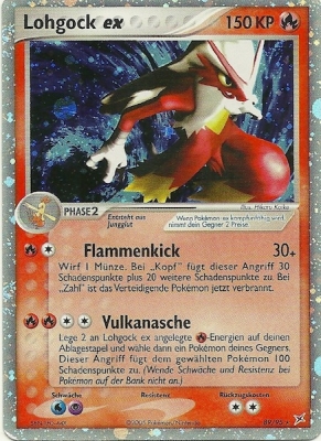 Lohgock ex 89 — EX Team Magma vs Team Aqua (German Pokémon TCG card)