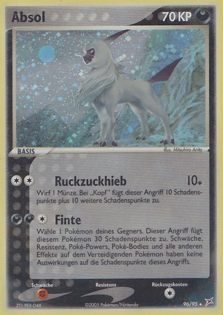 Absol 96 — EX Team Magma vs Team Aqua (German Pokémon TCG card)
