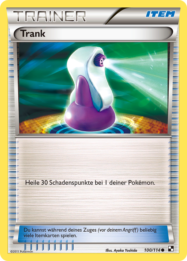 Trank 101 — EX Feuerrot & Blattgrün (German Pokémon TCG card)