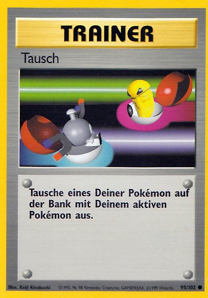 Tausch 102 — EX Feuerrot & Blattgrün (German Pokémon TCG card)