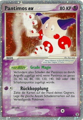 Pantimos ex 111 — EX Feuerrot & Blattgrün (German Pokémon TCG card)