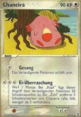 Chaneira 19 — EX Feuerrot & Blattgrün (German Pokémon TCG card)