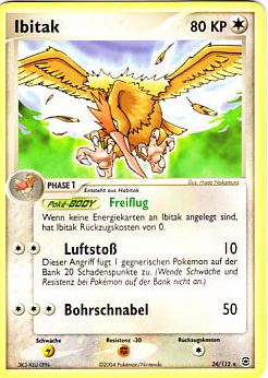 Ibitak 24 — EX Feuerrot & Blattgrün (German Pokémon TCG card)