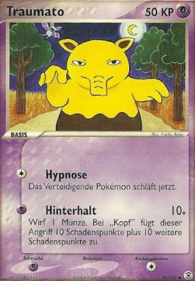 Traumato 32 — EX Feuerrot & Blattgrün (German Pokémon TCG card)