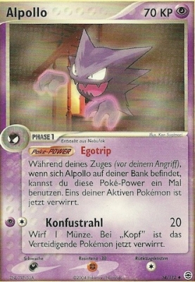 Alpollo 34 — EX Feuerrot & Blattgrün (German Pokémon TCG card)