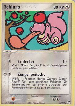 Schlurp 37 — EX Feuerrot & Blattgrün (German Pokémon TCG card)