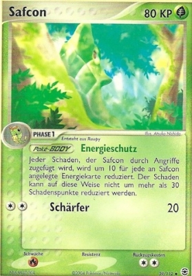 Safcon 39 — EX Feuerrot & Blattgrün (German Pokémon TCG card)
