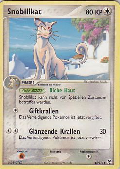 Snobilikat 44 — EX Feuerrot & Blattgrün (German Pokémon TCG card)