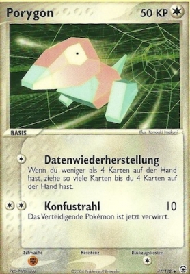 Porygon 47 — EX Feuerrot & Blattgrün (German Pokémon TCG card)