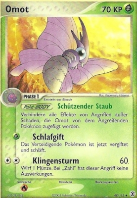 Omot 49 — EX Feuerrot & Blattgrün (German Pokémon TCG card)