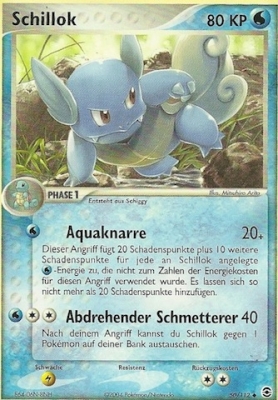 Schillok 50 — EX Feuerrot & Blattgrün (German Pokémon TCG card)