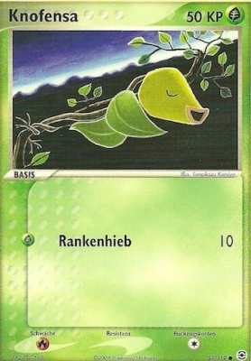 Knofensa 53 — EX Feuerrot & Blattgrün (German Pokémon TCG card)