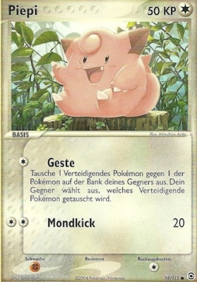 Piepi 59 — EX Feuerrot & Blattgrün (German Pokémon TCG card)