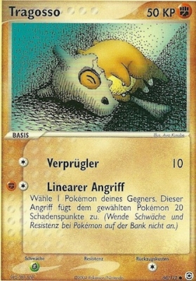 Tragosso 60 — EX Feuerrot & Blattgrün (German Pokémon TCG card)