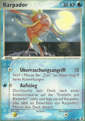 Karpador 67 — EX Feuerrot & Blattgrün (German Pokémon TCG card)