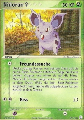 Nidoran W 70 — EX Feuerrot & Blattgrün (German Pokémon TCG card)