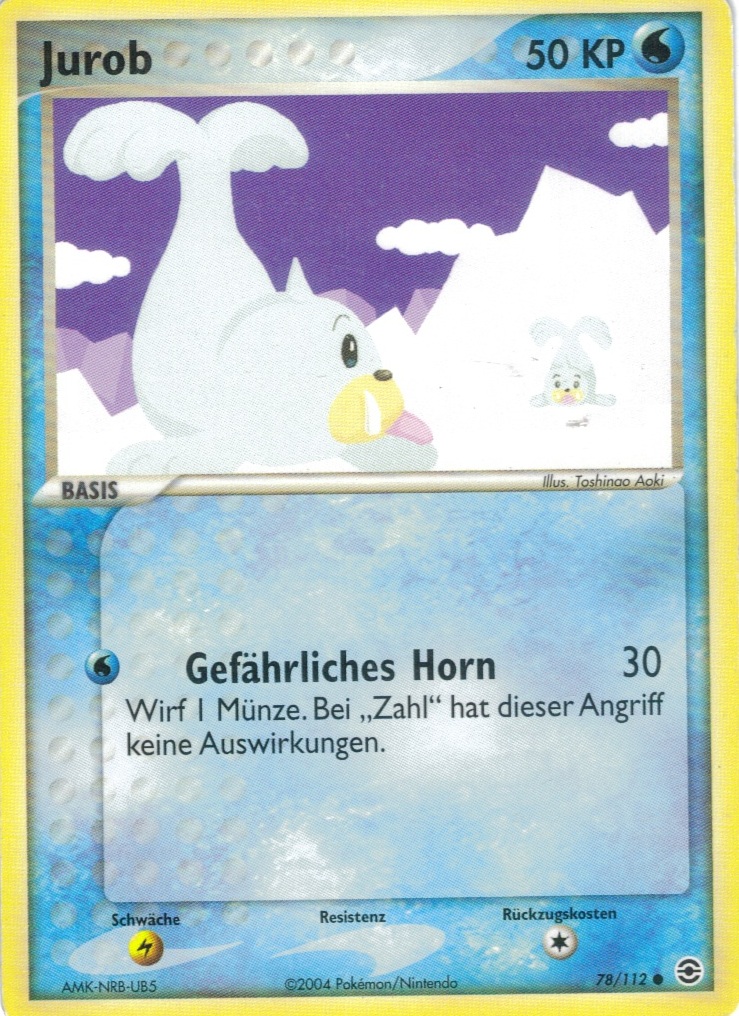 Jurob 78 — EX Feuerrot & Blattgrün (German Pokémon TCG card)