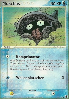 Muschas 79 — EX Feuerrot & Blattgrün (German Pokémon TCG card)