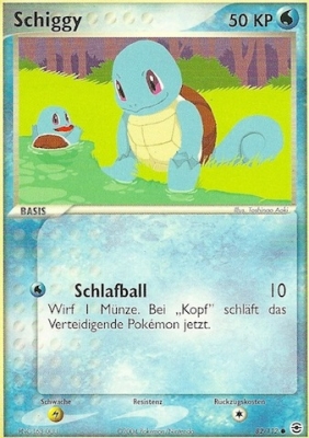 Schiggy 82 — EX Feuerrot & Blattgrün (German Pokémon TCG card)