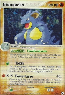 Nidoqueen 9 — EX Feuerrot & Blattgrün (German Pokémon TCG card)