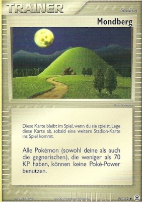 Mondberg 94 — EX Feuerrot & Blattgrün (German Pokémon TCG card)