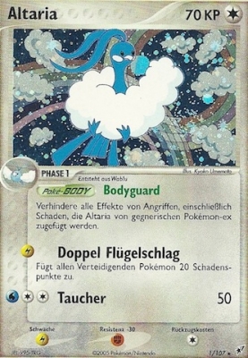 Altaria 1 — EX Deoxys (German Pokémon TCG card)