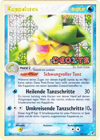 Kappalores 10 — EX Deoxys (German Pokémon TCG card)
