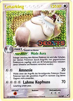 Letarking 15 — EX Deoxys (German Pokémon TCG card)