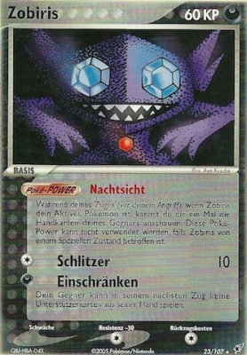 Zobiris 23 — EX Deoxys (German Pokémon TCG card)