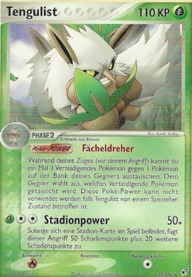 Tengulist 25 — EX Deoxys (German Pokémon TCG card)