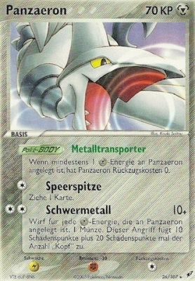 Panzaeron 26 — EX Deoxys (German Pokémon TCG card)