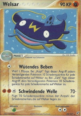 Welsar 28 — EX Deoxys (German Pokémon TCG card)