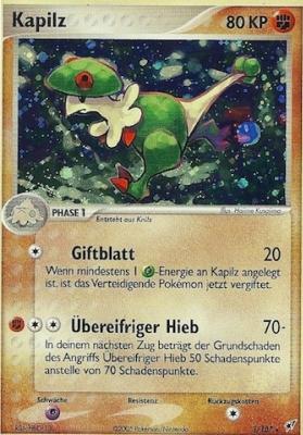 Kapilz 3 — EX Deoxys (German Pokémon TCG card)