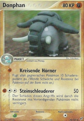 Donphan 30 — EX Deoxys (German Pokémon TCG card)
