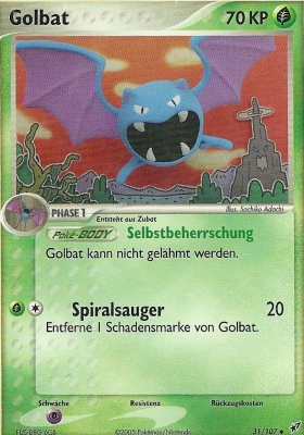 Golbat 31 — EX Deoxys (German Pokémon TCG card)
