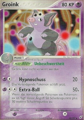 Groink 32 — EX Deoxys (German Pokémon TCG card)
