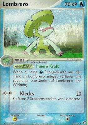Lombrero 34 — EX Deoxys (German Pokémon TCG card)