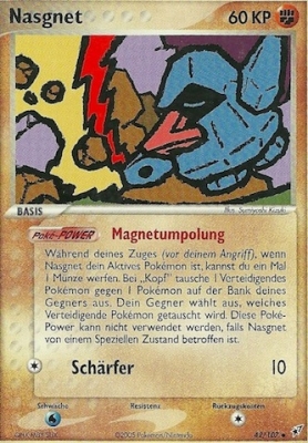 Nasgnet 42 — EX Deoxys (German Pokémon TCG card)