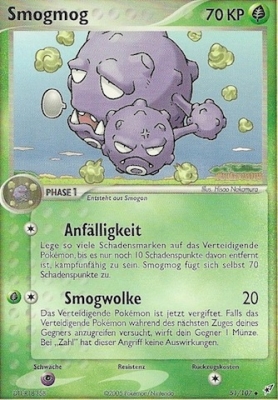 Smogmog 51 — EX Deoxys (German Pokémon TCG card)