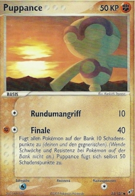 Puppance 53 — EX Deoxys (German Pokémon TCG card)