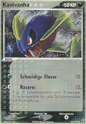 Kanivanha 56 — EX Deoxys (German Pokémon TCG card)