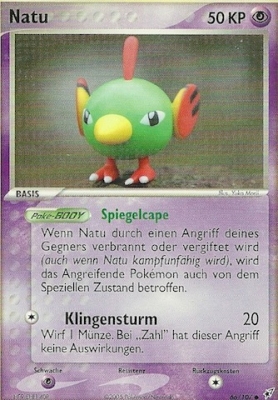 Natu 66 — EX Deoxys (German Pokémon TCG card)