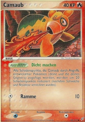 Camaub 68 — EX Deoxys (German Pokémon TCG card)