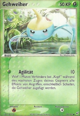 Gehweiher 78 — EX Deoxys (German Pokémon TCG card)