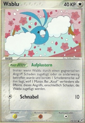 Wablu 79 — EX Deoxys (German Pokémon TCG card)